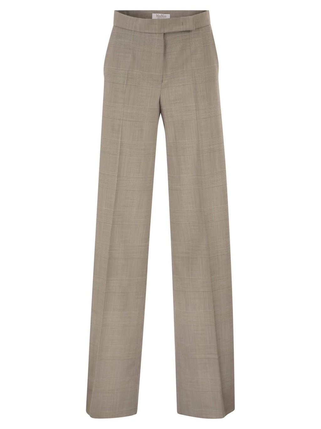 Max Mara Women Mxmnetto - Pure Virgin Wool Prince Of Wales Trousers