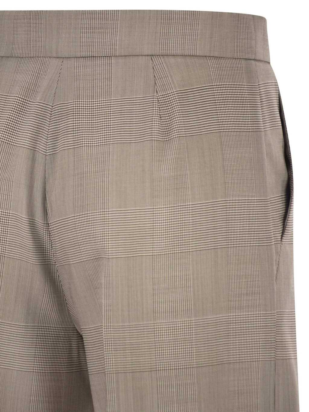 Max Mara Women Mxmnetto - Pure Virgin Wool Prince Of Wales Trousers