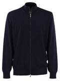 Brunello Cucinelli Men High-Necked Cashmere Cardigan With Zip