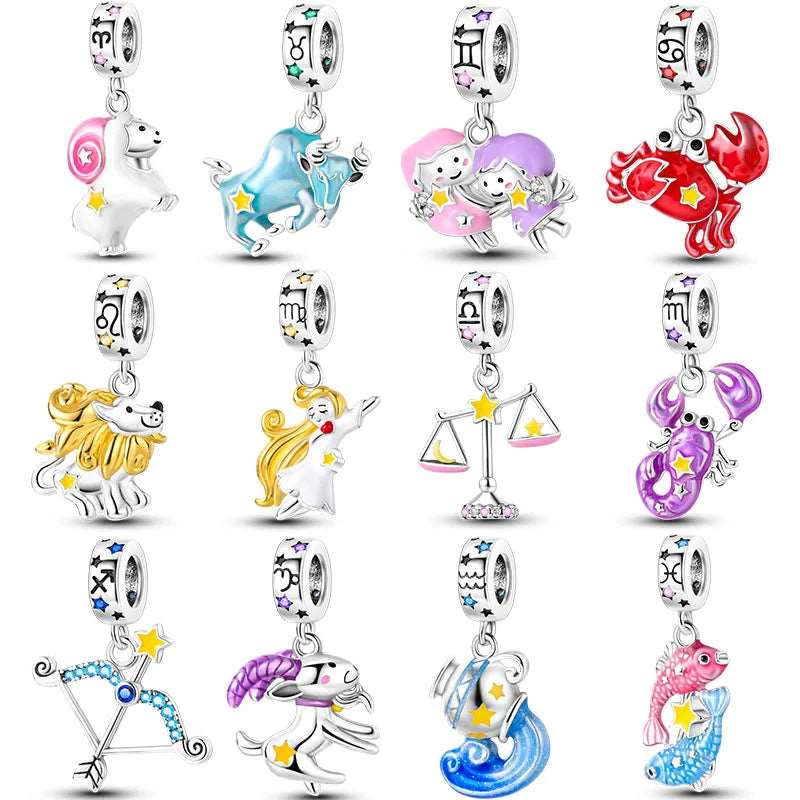 Celestial Astrology Signs Zodiac Constellation Charms