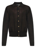 Versace Men Cotton And Silk Cardigan