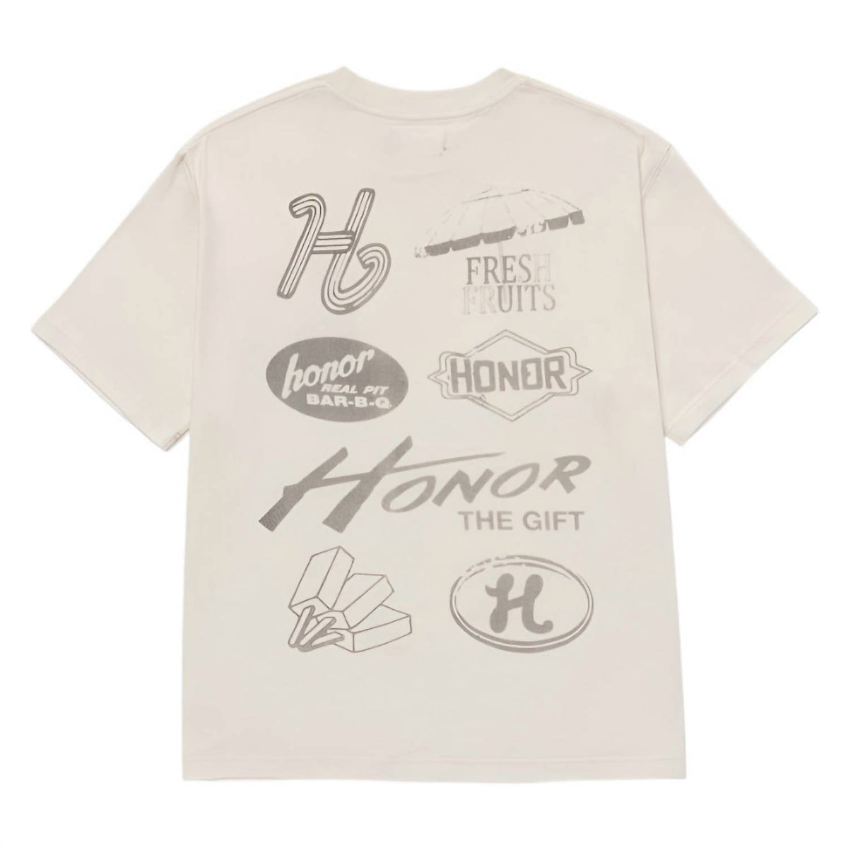 Men's Annual Block Party Tee In Bone