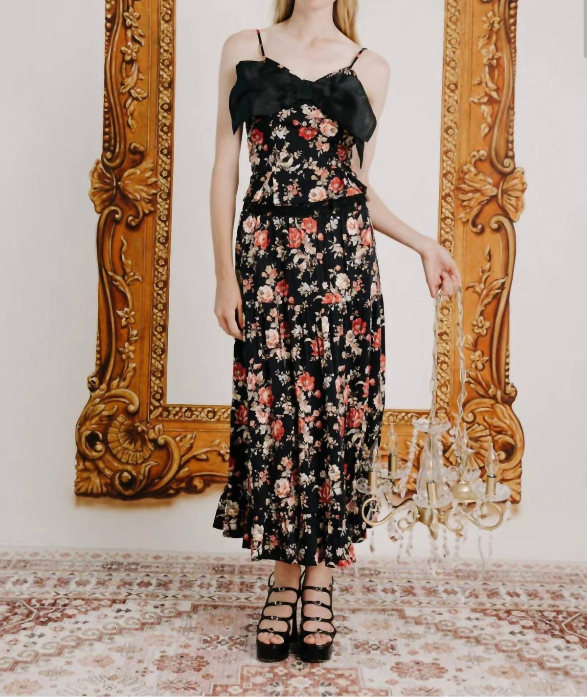 Luelle Skirt In Bonnard Floral