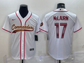 Men's Washington Commanders Terry McLaurin #17 White Game jersey Joint Edition