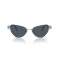 0Sk7003 Angular Cat-Eye Sunglasses with Crystal Embellishments