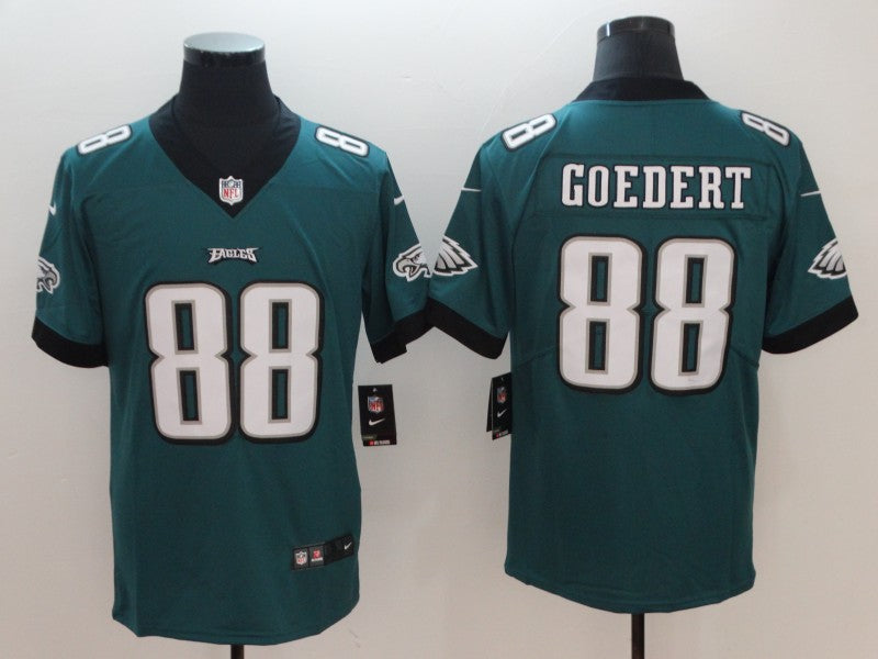 Men's Philadelphia Eagles Dallas Goedert #88 Midnight Green Game jersey