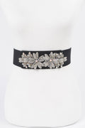 Ab Stone Flower Elastic Belt