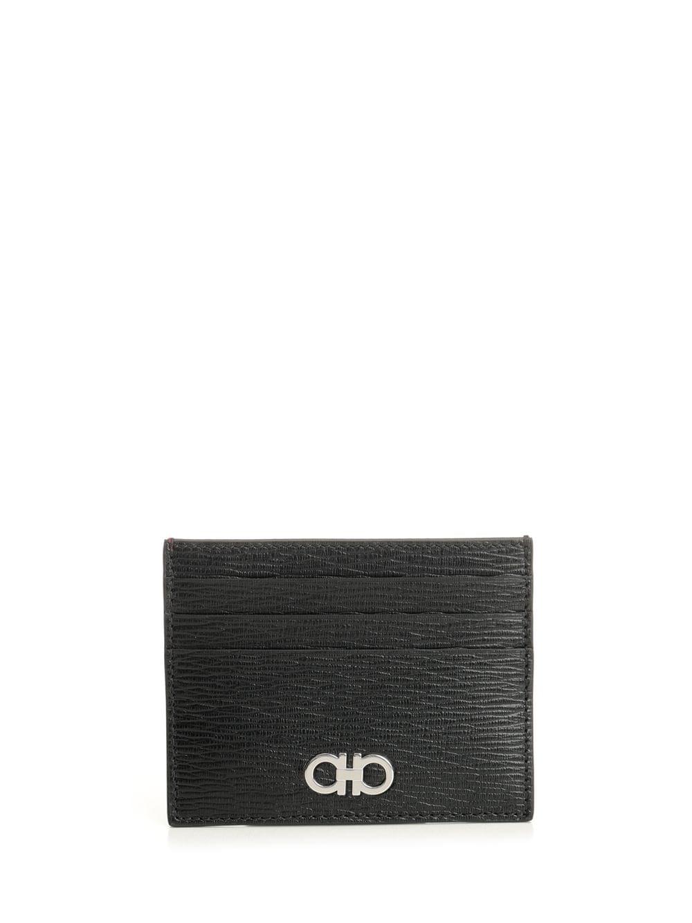 Ferragamo Men "Gancini" Credit Card Holder