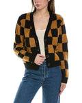 Lost + Wander Checkered Slim Cardigan