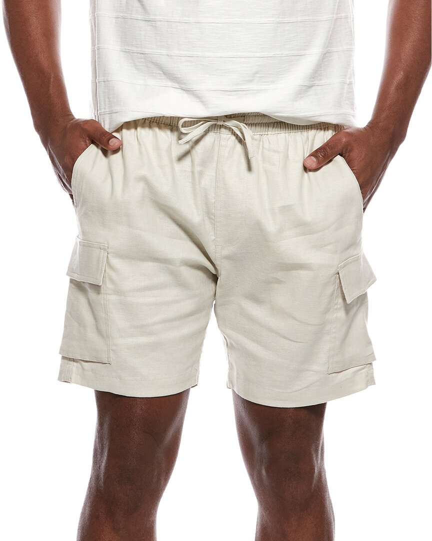 Onia Stretch Linen-Blend Cargo Short