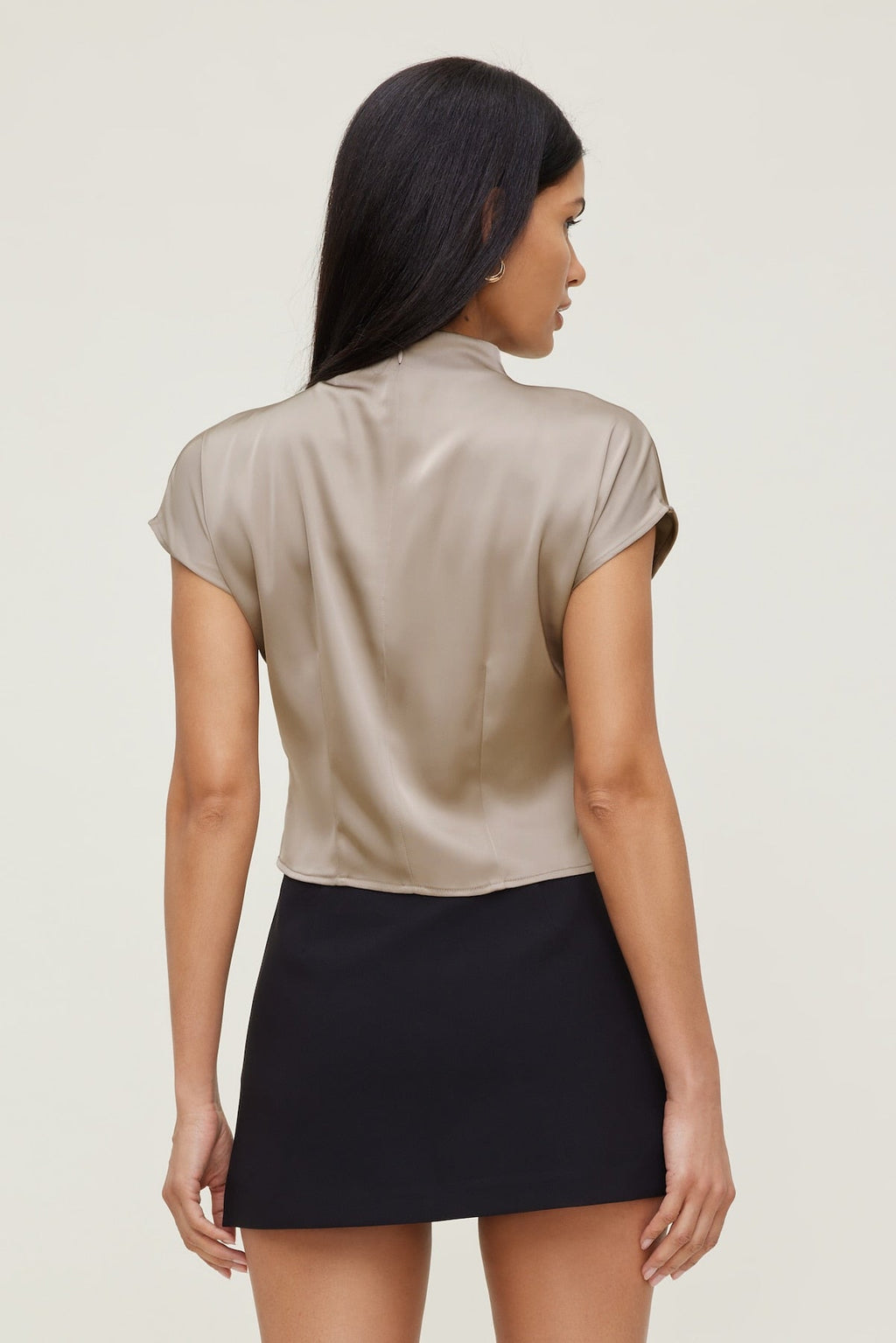 Ella Layered Satin Blouse