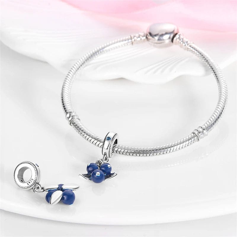 Blueberry Dangle Charm