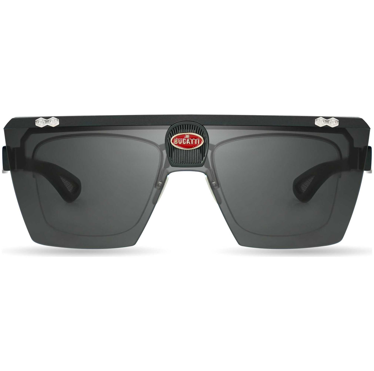 Bugatti Men's 42 mm Black Sunglasses