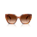 0Sk6044U Oversized Geometric Sunglasses with Tortoiseshell Acetate
