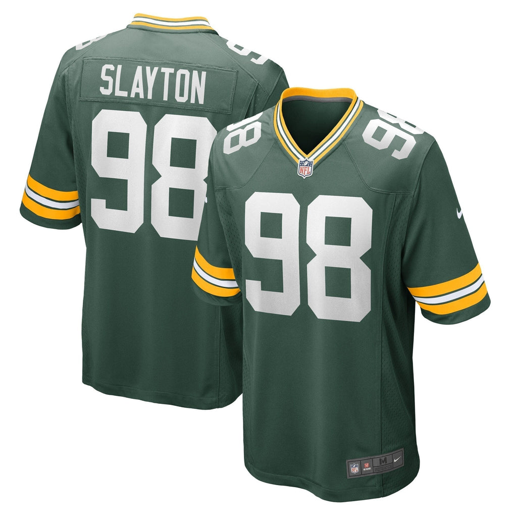 Chris Slayton Green Bay Packers Nike Game   Jersey - Green