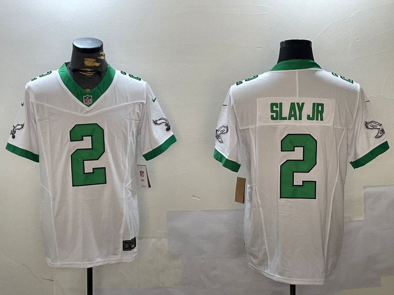 Men's Philadelphia Eagles Darius Slay Jr. #2 White Alternate Game jersey