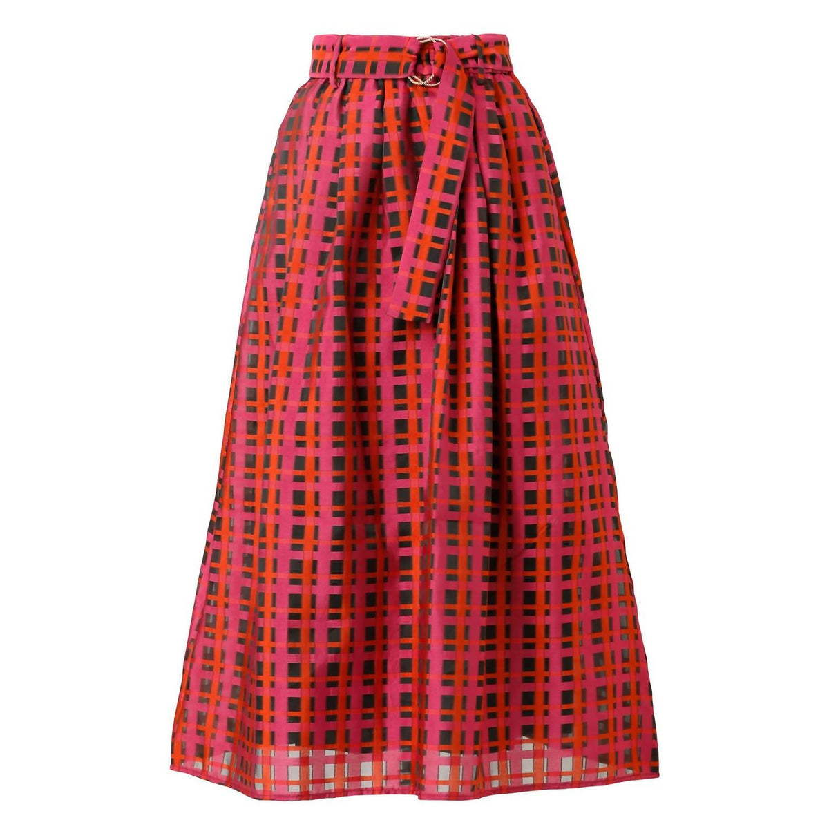 Women's Maya Maxi Skirt In Crimson