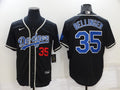 Men's Los Angeles Dodgers Cody Bellinger #35 Black Game Player jersey
