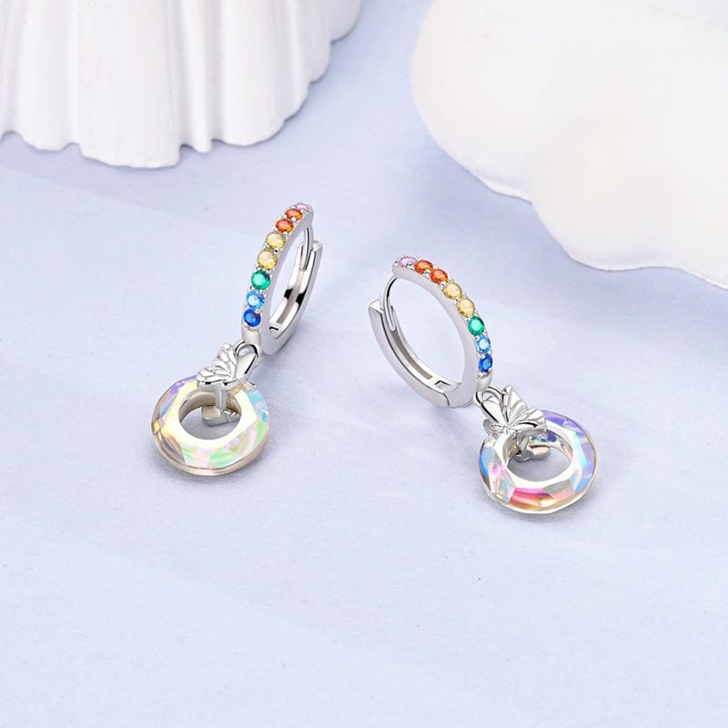 Celestial Cat & Crescent Moon Earrings