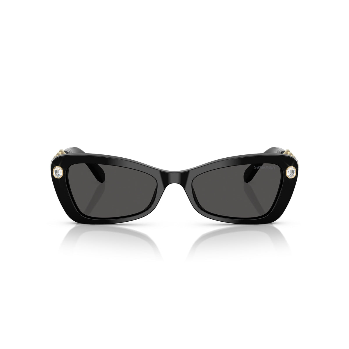 0Sk6033 Cat-Eye Sunglasses with Crystal Accents