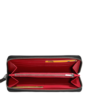 Coach Accordion Zip Wallet With Car