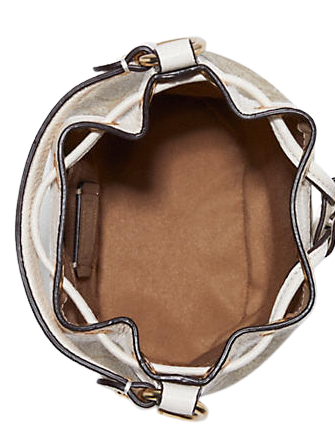 Coach Dempsey Drawstring Bucket 15 In Signature Canvas