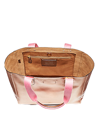 Coach Derby Metallic Tote