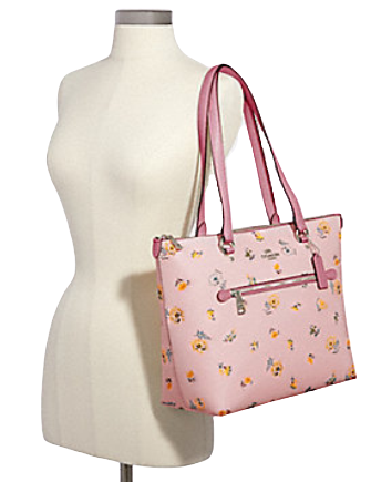 Coach Gallery Tote With Dandelion Floral Print