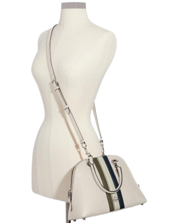 Coach Katy Satchel With Varsity Stripe