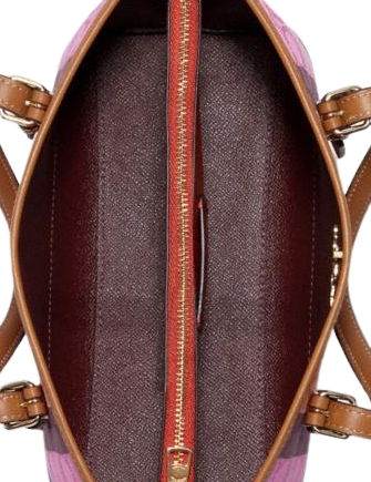 Coach Mollie Tote 25 In Signature Jacquard With Stripes