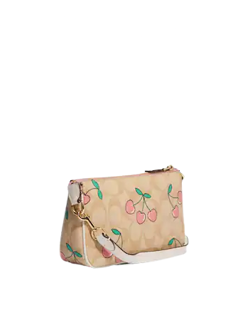 Coach Nolita 19 In Signature Canvas With Heart Cherry Print