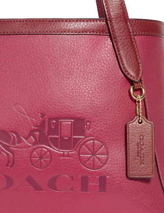 Coach Tote 27 In Colorblock With Horse And Carriage