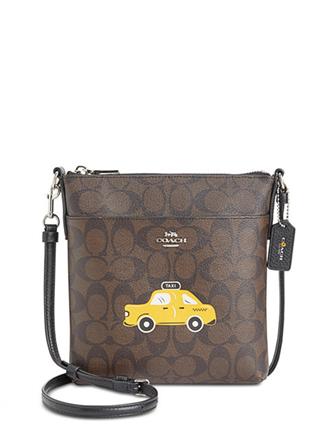 Coach NY Stories Taxi Signature Crossbody