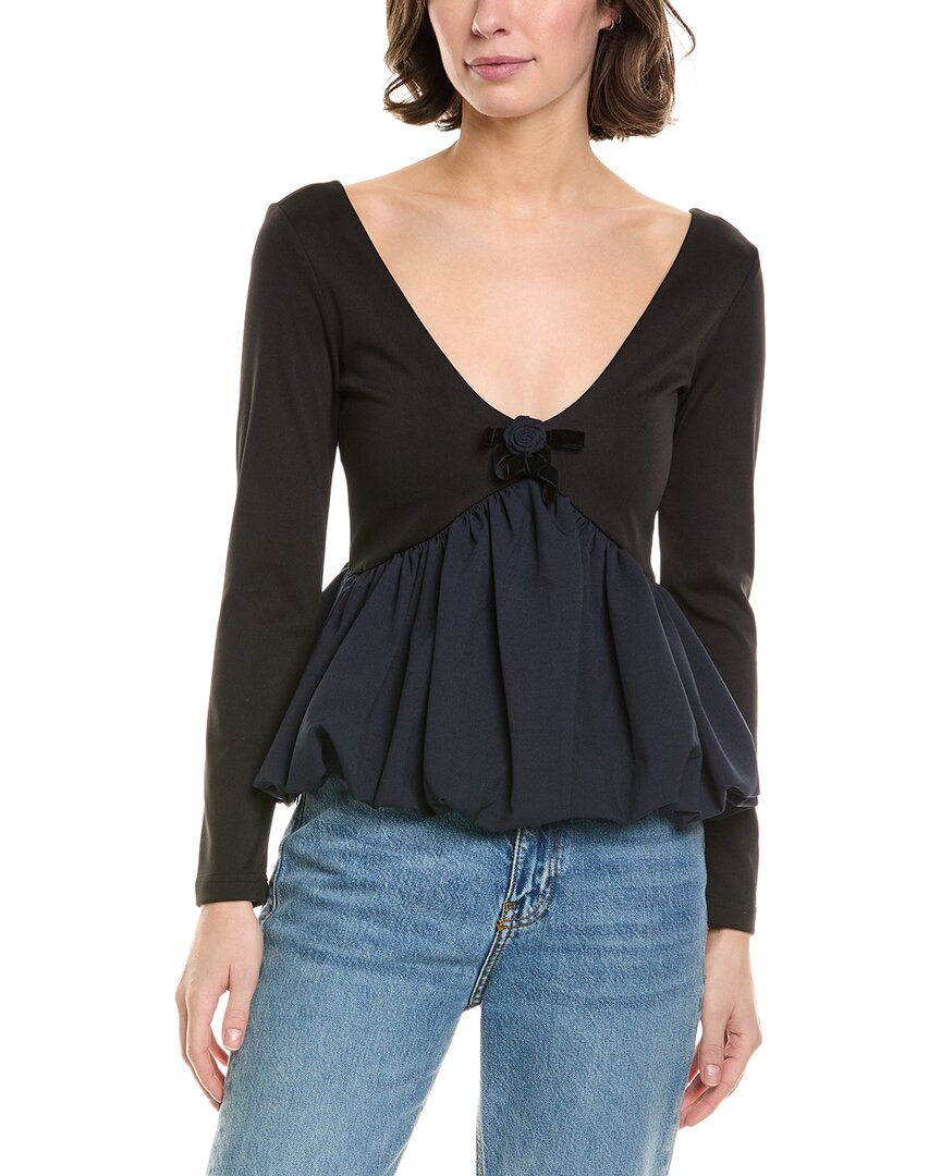 To My Lovers Bubble Hem Top