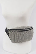 Rhinestone Mesh Fanny Pack