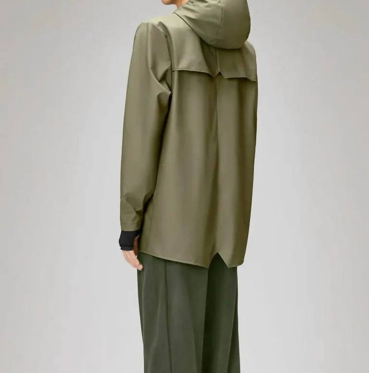 Unisex Waterproof Rain Jacket In Marsh