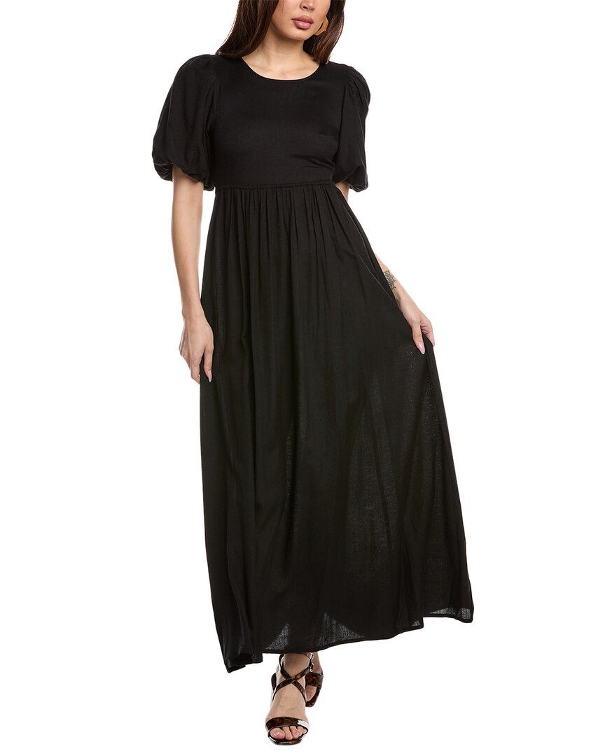 Beach Riot Weston Linen-Blend Maxi Dress