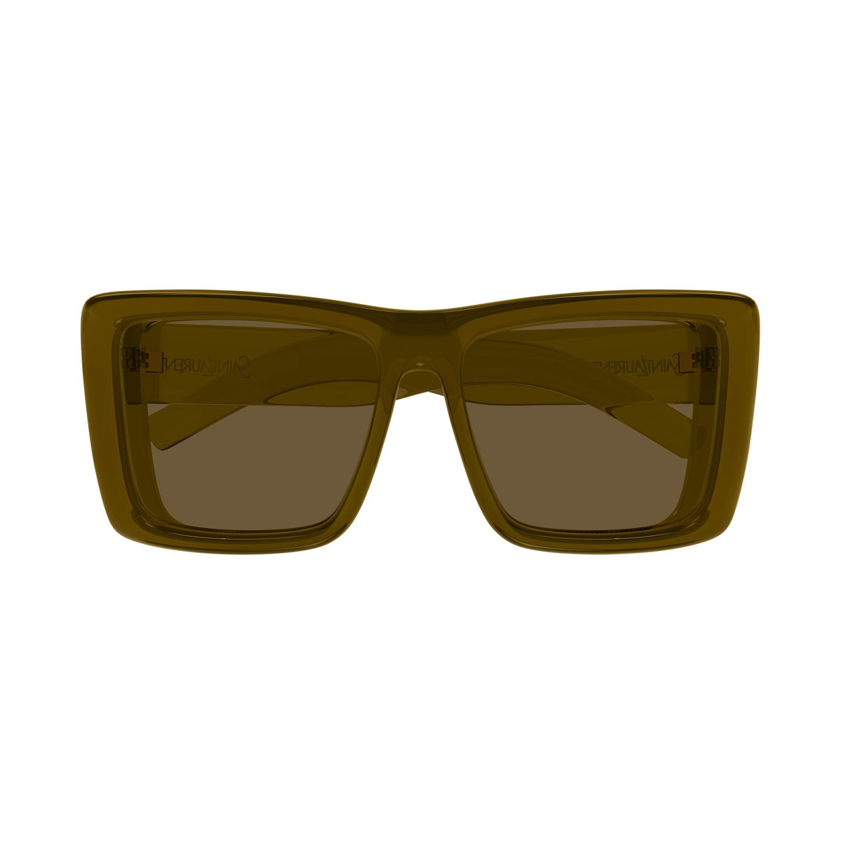 Oversized Square Frame Sunglasses With Glossy Finish