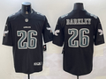 Men's Philadelphia Eagles Saquon Barkley #26 Carbon Black Fashion Game jersey