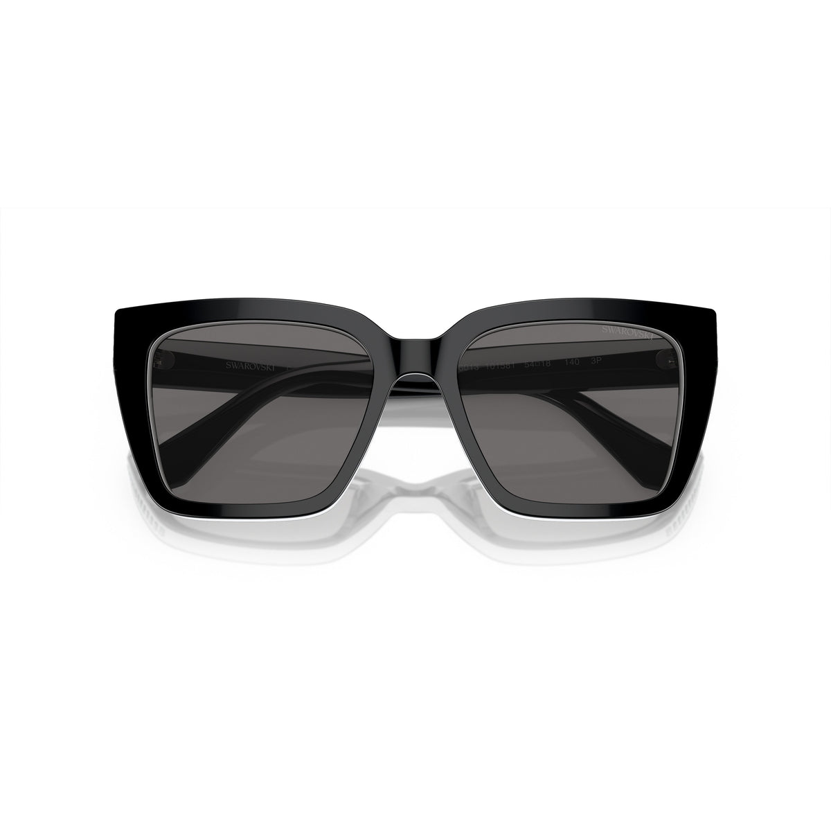 0Sk6013 Oversized Square Frame Sunglasses with Crystal Accents