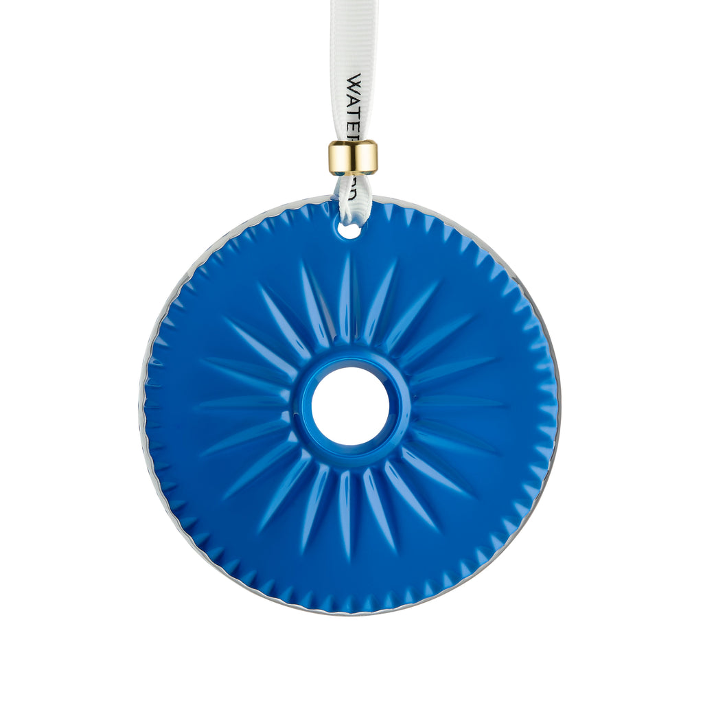 New Year Disc Firework Blue