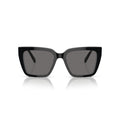 0Sk6013 Oversized Square Frame Sunglasses with Crystal Accents