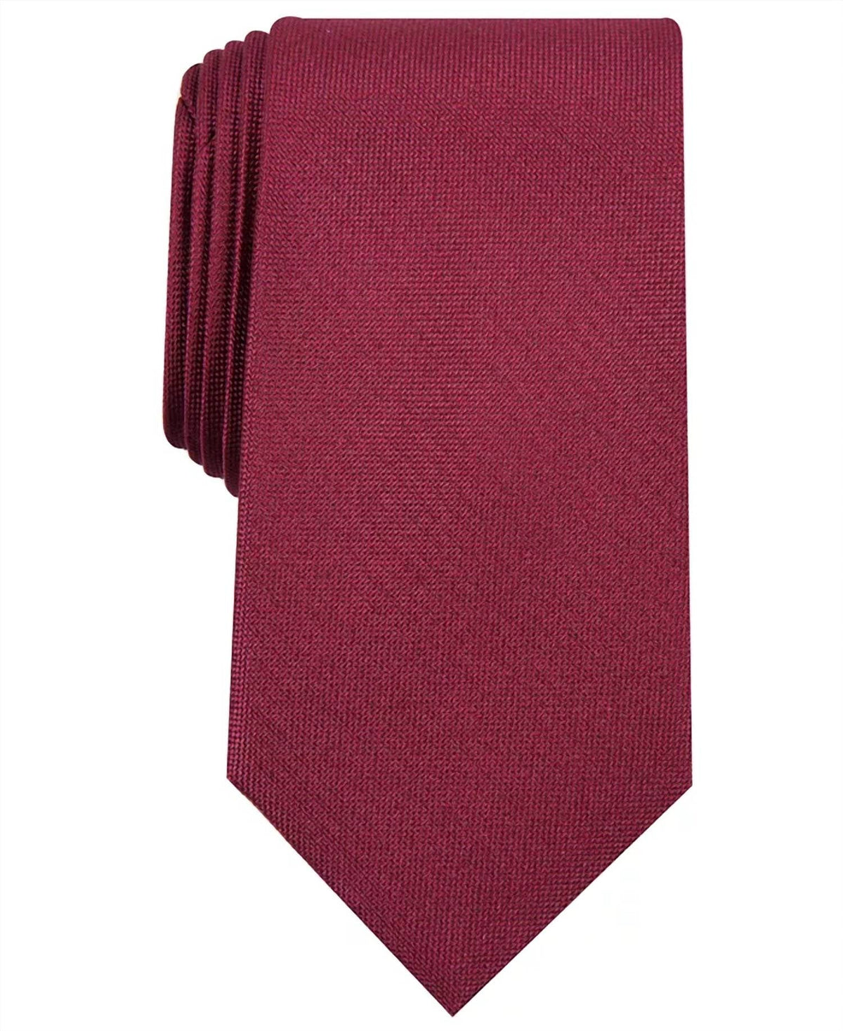 Men's Elegant Tie In Burgundy