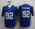 Men's New York Giants Michael Strahan #92 Blue Game Retired Player jersey