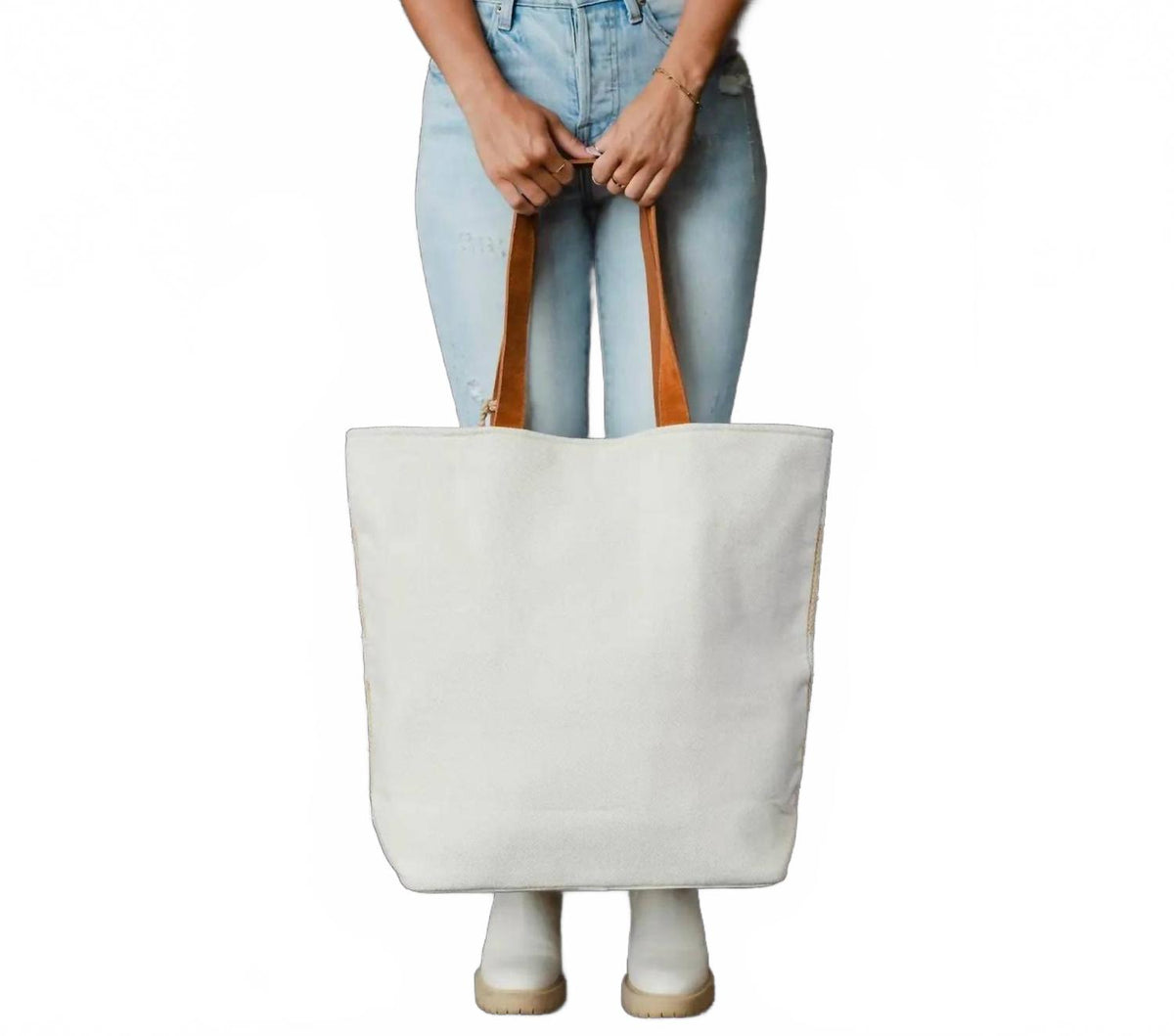 Sandstone Tote In Beige