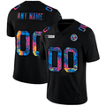 custom Pittsburgh Steelers Multi-Color Black 2020 Crucial Catch Vapor Untouchable Limited jersey Stitched American Football Jerseys