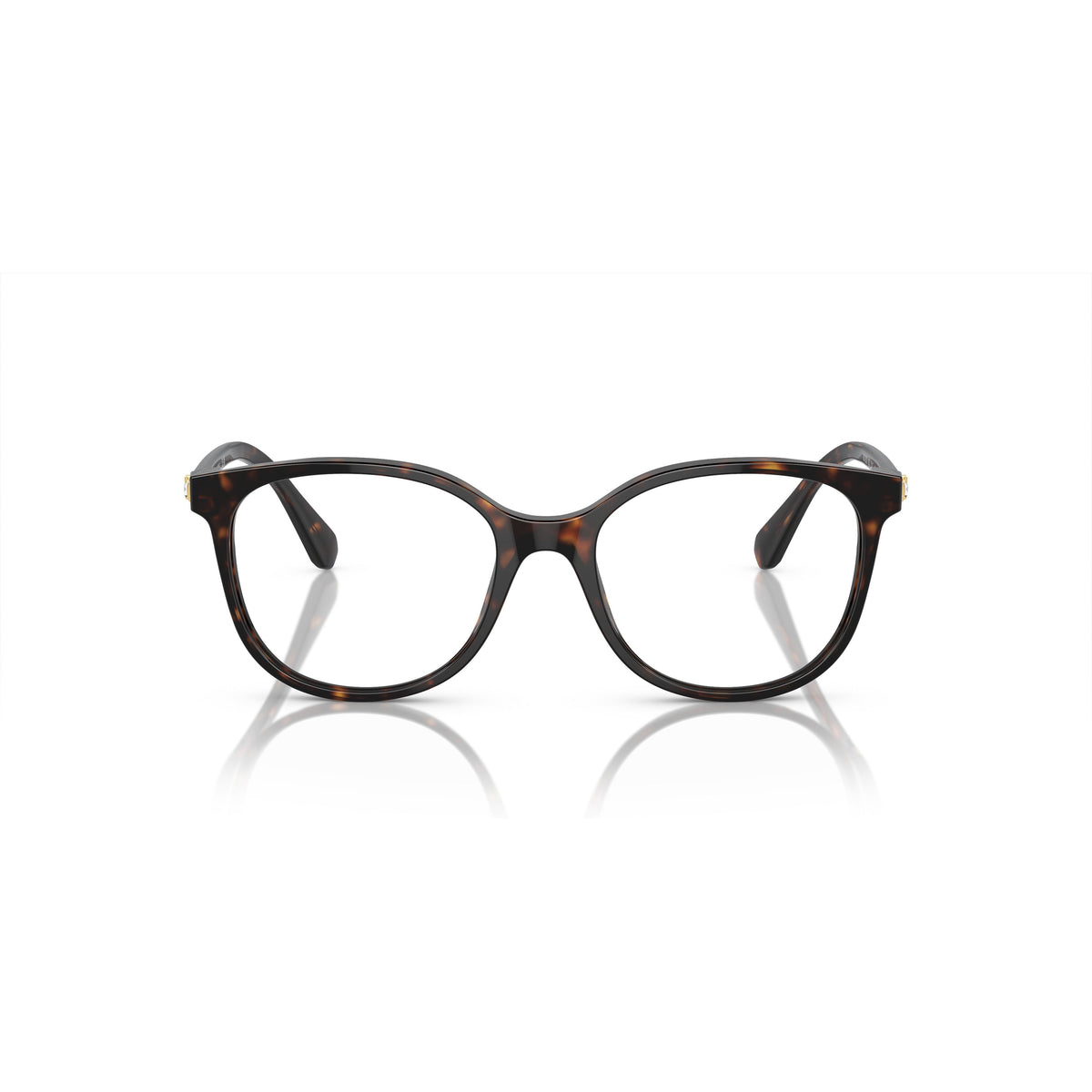 0Sk2002 Oversized Square Frame Eyeglasses with Cat-Eye Silhouette