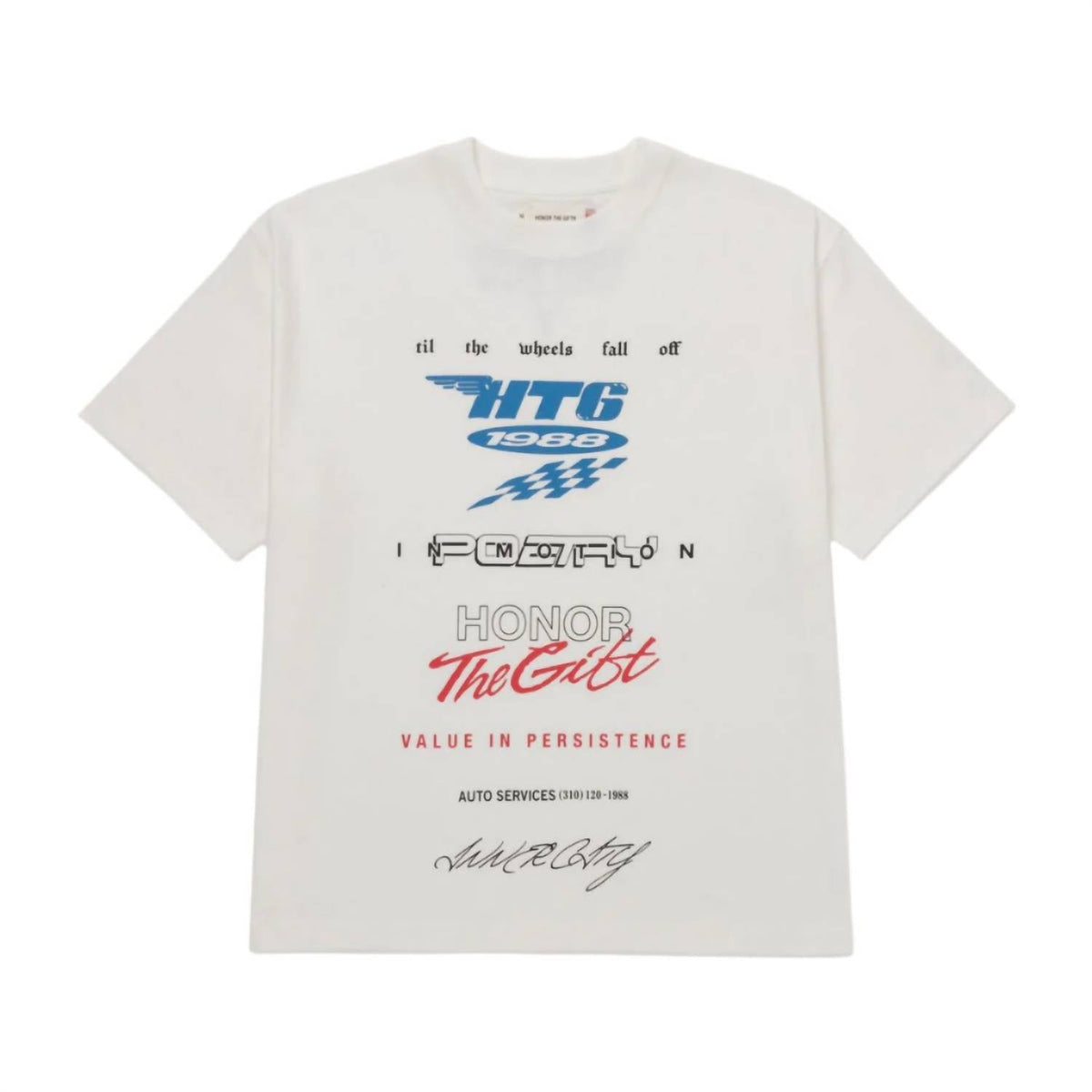 Men's Persistance Race Tee In White