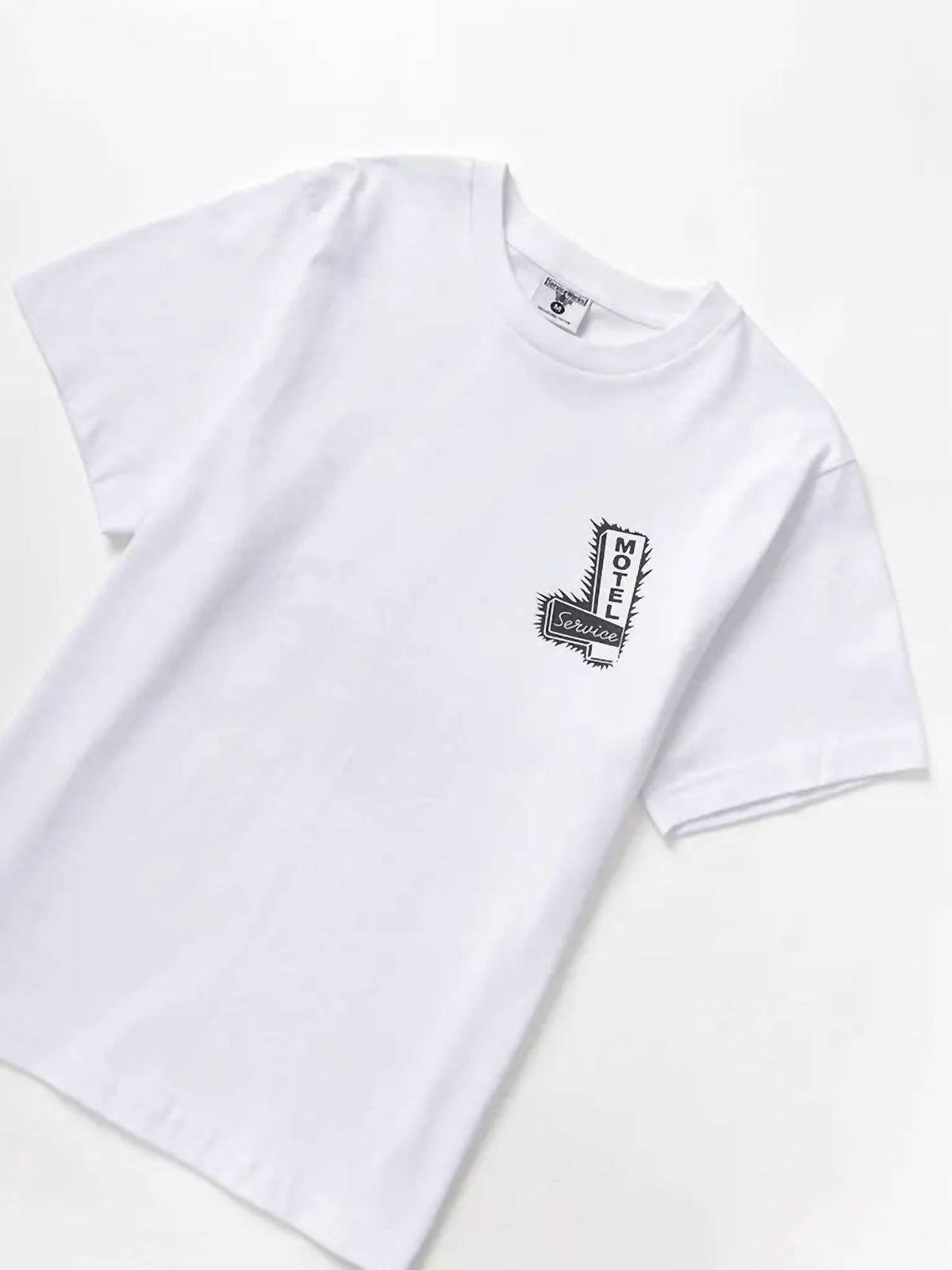 Unisex Motel Tee In White