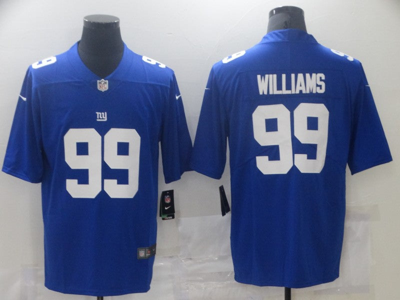 Men's New York Giants Leonard Williams #99 Blue Game jersey